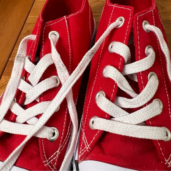 AIRWALK shoes women’s men’s size 9 red sneakers tennis shoes red unisex shoes - Picture 9 of 13